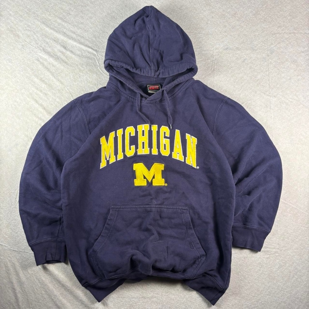 Vintage Genuine Stuff Michigan Wolverines Hoodie – Size M